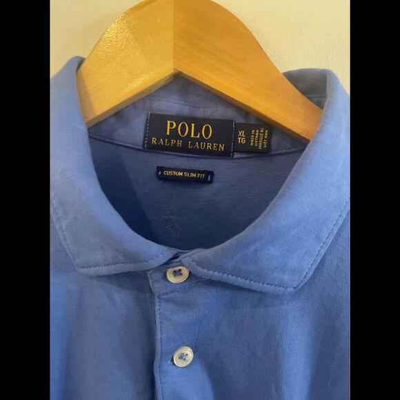 Blue Polo Tshirt slim fit size XL - Picture 3 of 5